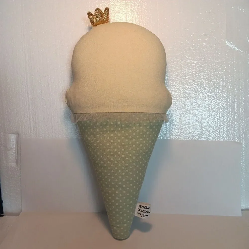Prosto Concept Ice Cream Pillow Miss Creme Brulee Handmade Pillow Plush Nursery